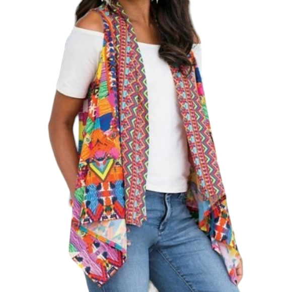 Soft Surroundings Copacabana Topper Vest 27611 L/XL - Picture 2 of 8